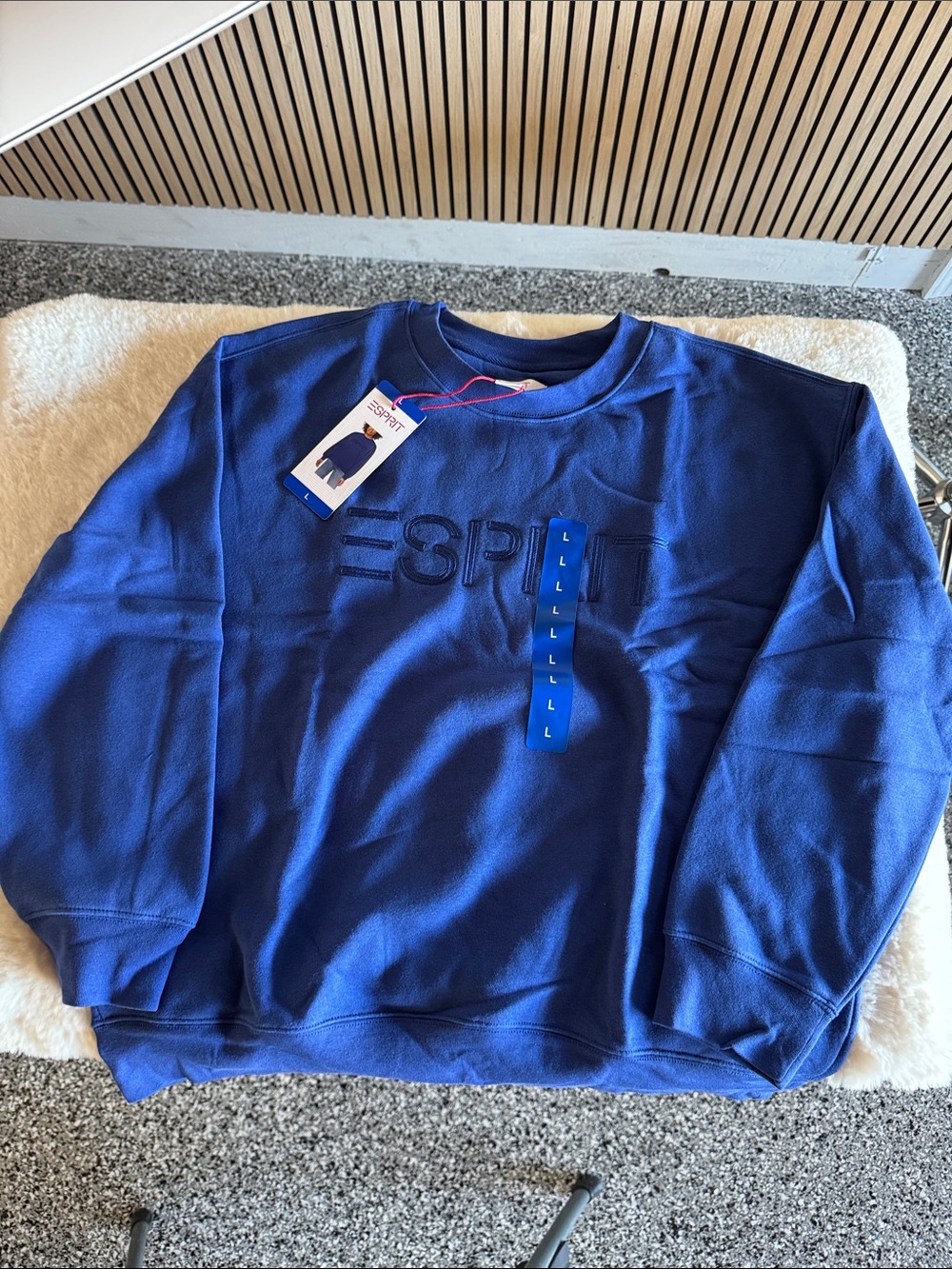 Esprit Women’s Crewneck Sweater in Royal Blue